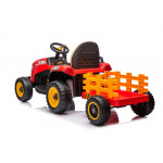 Elektrický traktor s vlečkou BBH-030 na diaľkové ovládanie 2,4G červená